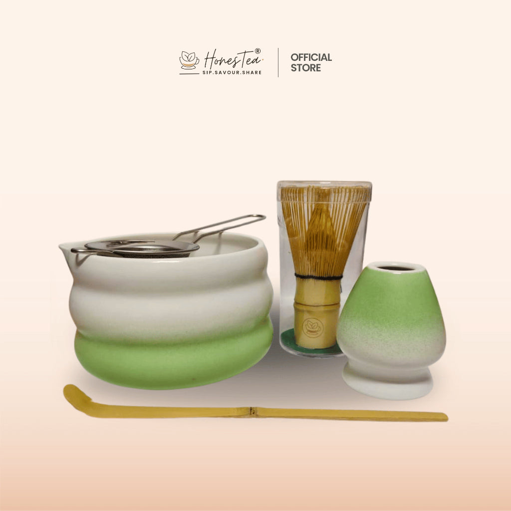 Chasen Sobi Premium 5 Piece Ceremonial Matcha Whisking Essentials