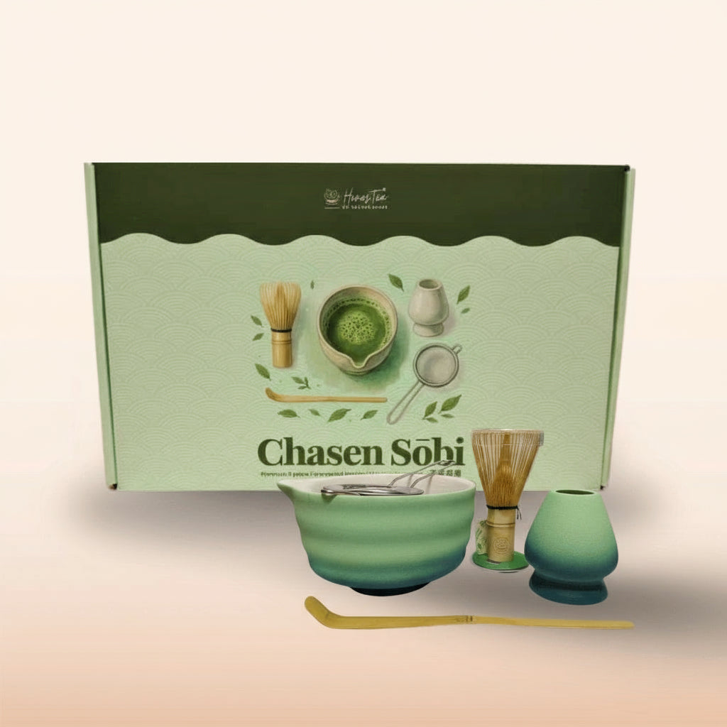Chasen Sobi Premium 5 Piece Ceremonial Matcha Whisking Essentials