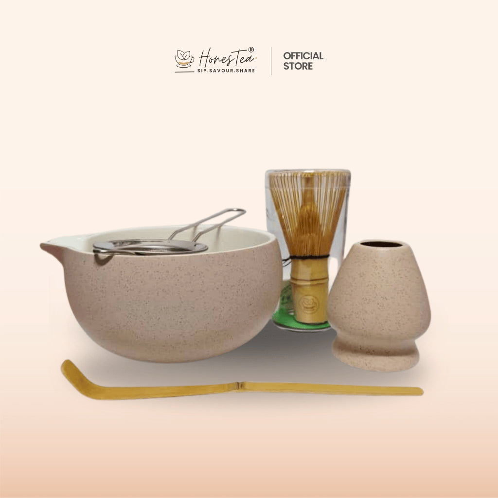 Chasen Sobi Premium 5 Piece Ceremonial Matcha Whisking Essentials