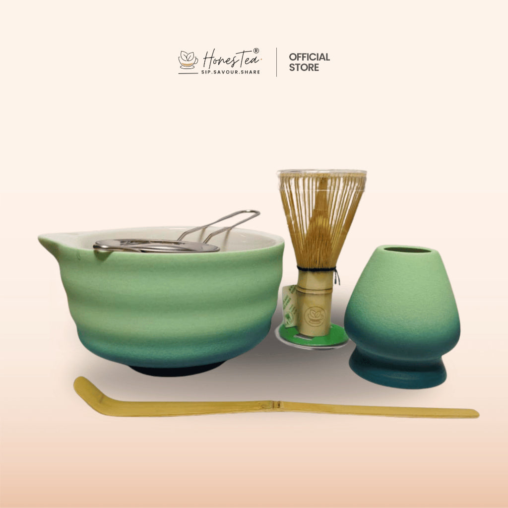 Chasen Sobi Premium 5 Piece Ceremonial Matcha Whisking Essentials