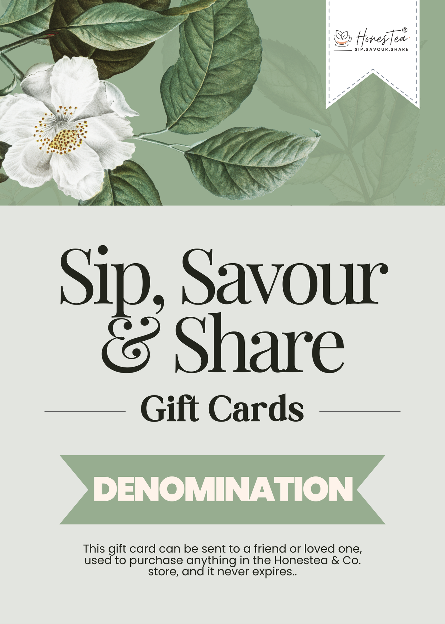 Sip, Savour & Share Gift Cards