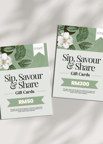 Sip, Savour & Share Gift Cards