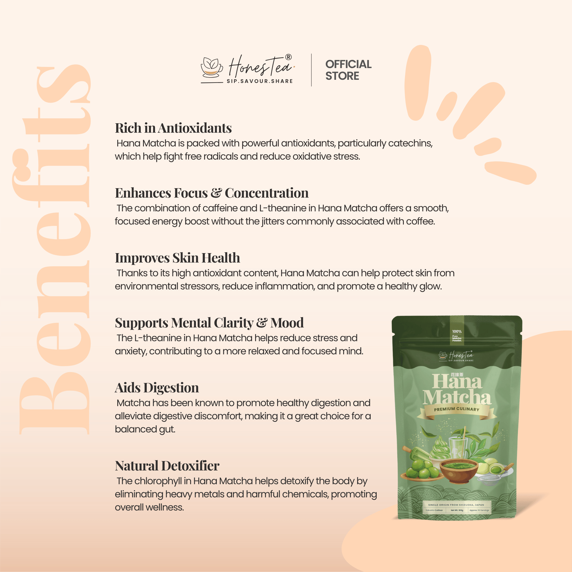 Hana Premium Culinary Matcha 100g Pack Bundle