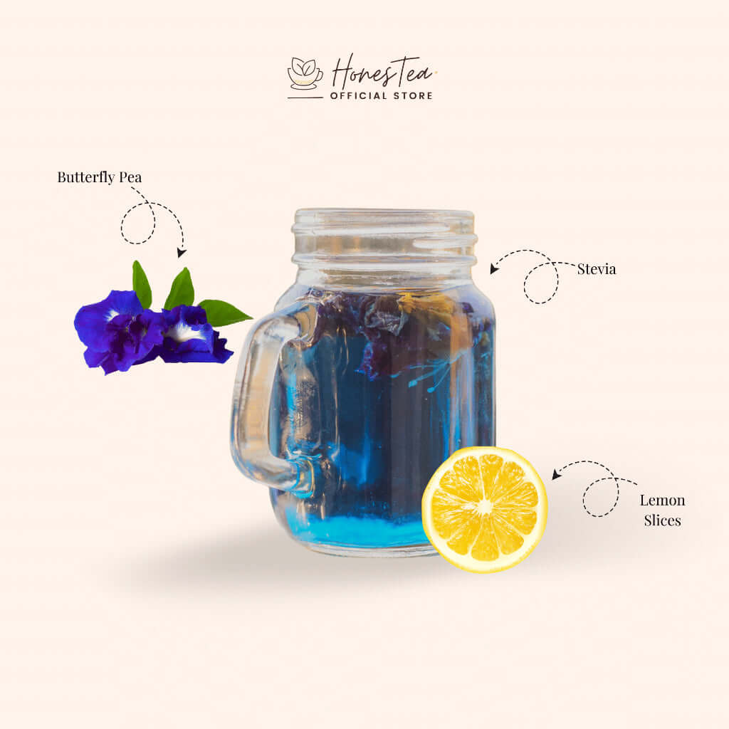 Sunshine in Blue Tea Infusion Bag (12's) - Honestea & Co.