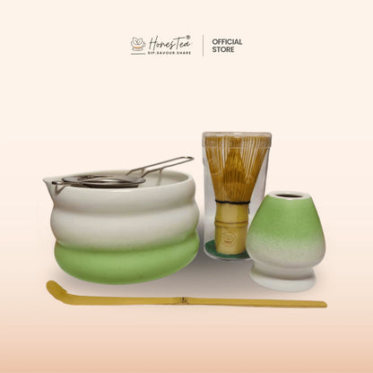 Chasen Sobi Premium 5 Piece Ceremonial Matcha Whisking Essentials