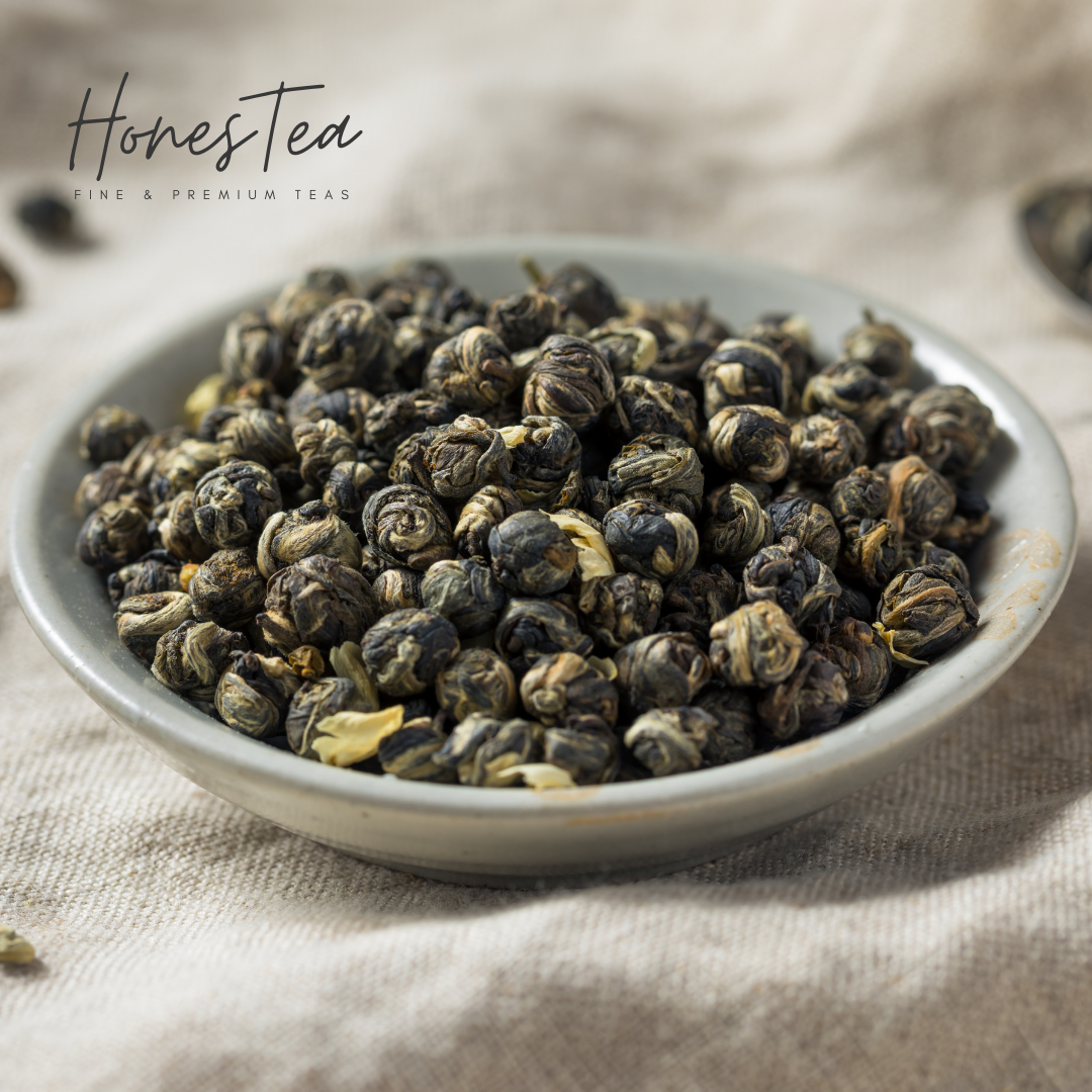 Premium & Organic Jasmine Pearl (100g) - Honestea & Co.