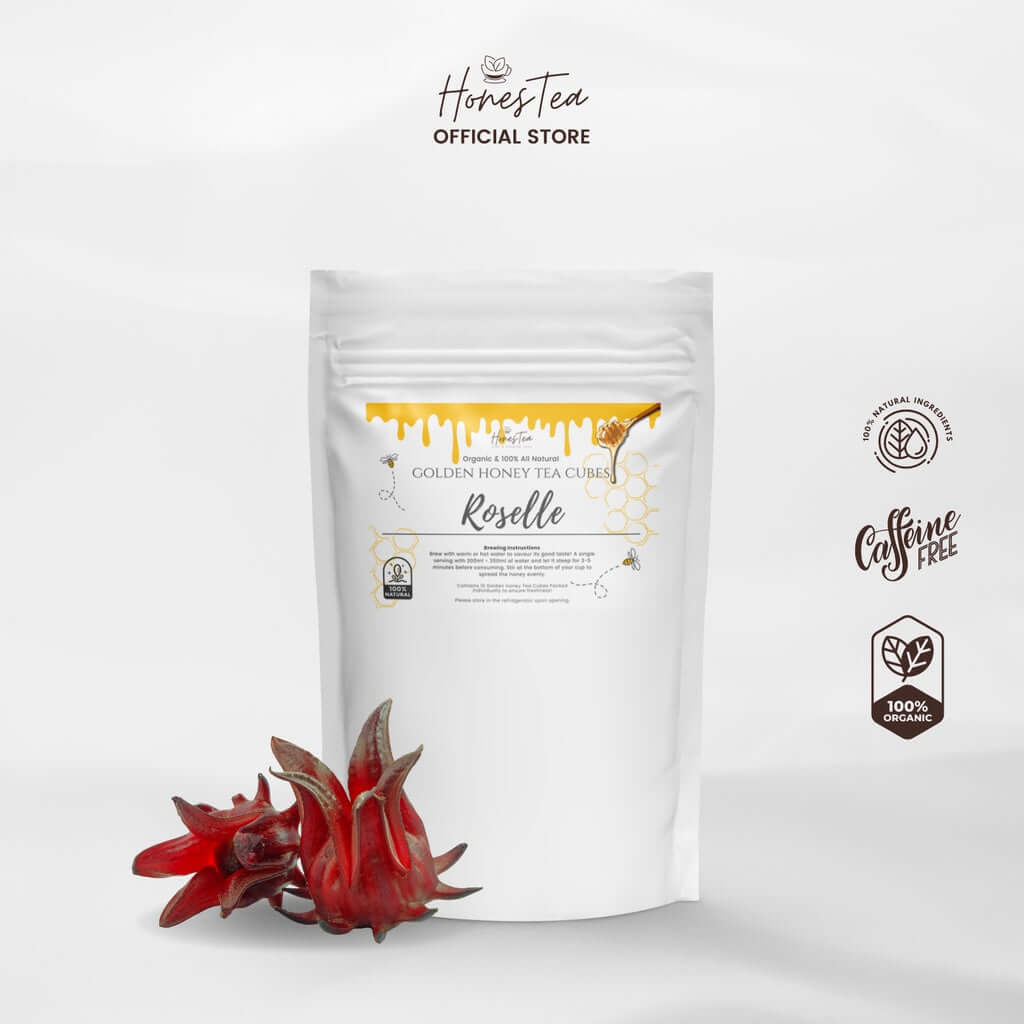 Golden Honey Roselle Cube Tea (12's) - Honestea & Co.