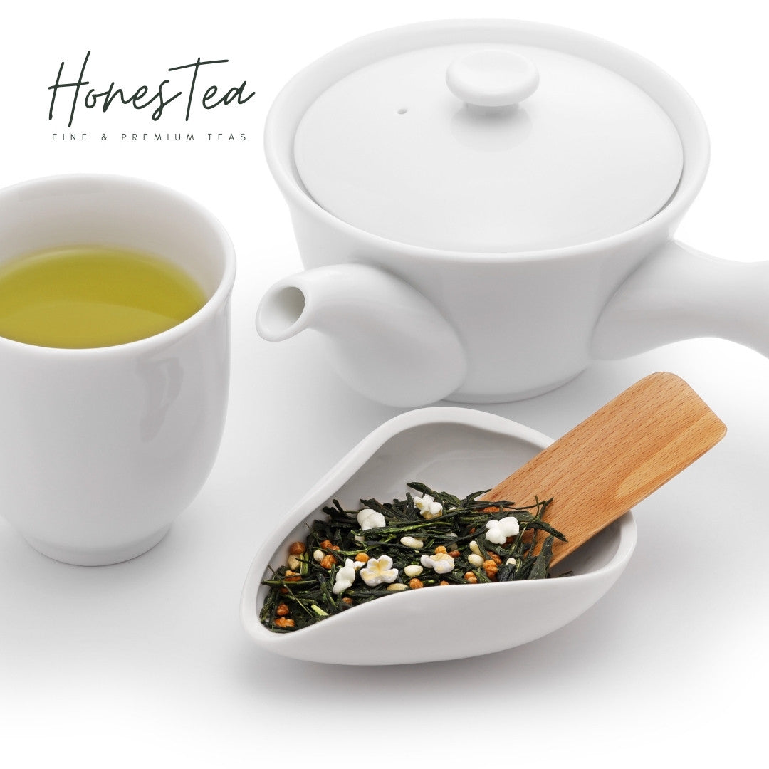 Premium & Organic Organic Genmaicha (100g) - Honestea & Co.
