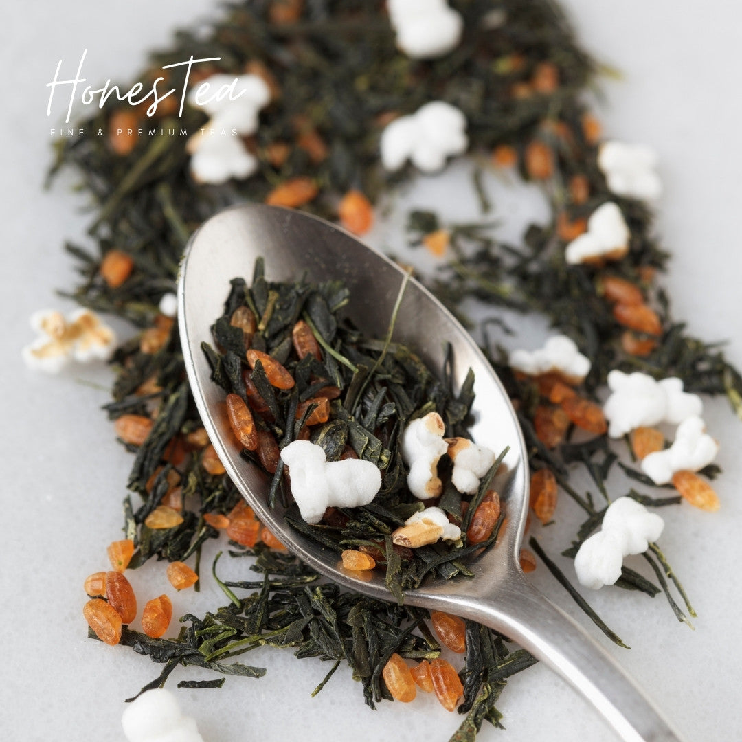 Premium & Organic Organic Genmaicha (100g) - Honestea & Co.