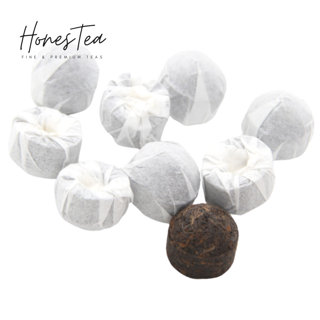 Premium & Organic Ripe Pu'er Tuo Cha (100g) - Honestea & Co.