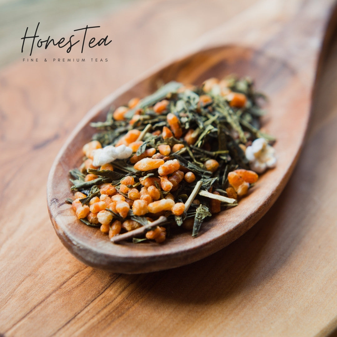 Premium & Organic Organic Genmaicha (100g) - Honestea & Co.