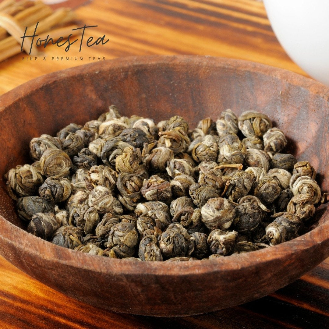 Premium & Organic Jasmine Pearl (100g) - Honestea & Co.