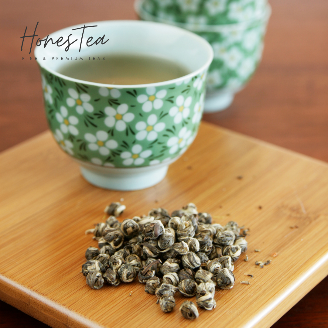 Premium & Organic Jasmine Pearl (100g) - Honestea & Co.