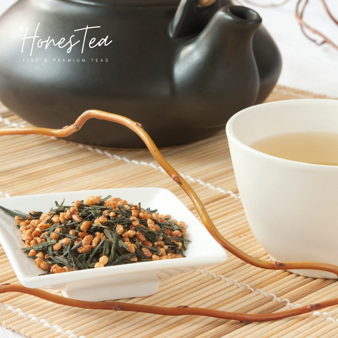 Premium & Organic Organic Genmaicha (100g) - Honestea & Co.