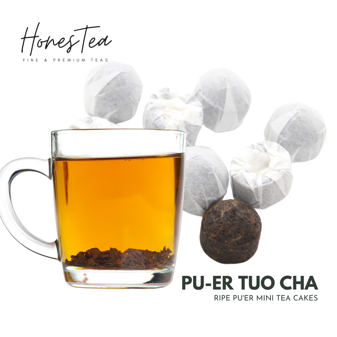 Premium & Organic Ripe Pu'er Tuo Cha (100g) - Honestea & Co.