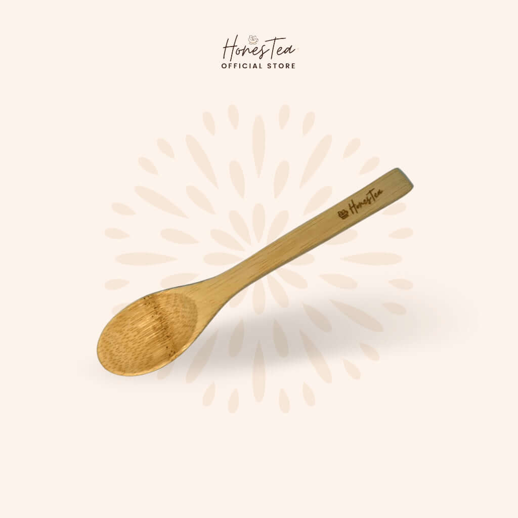 Sustainable & Re-usable Stirring Bamboo Spoon - Honestea & Co.
