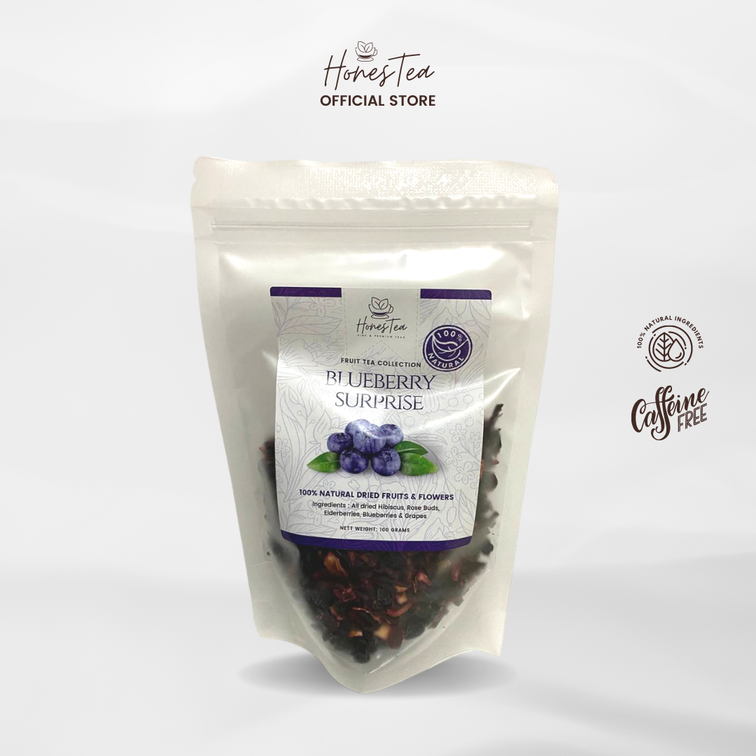 Blueberry Surprise Fruit Tea (100g) - Honestea & Co.