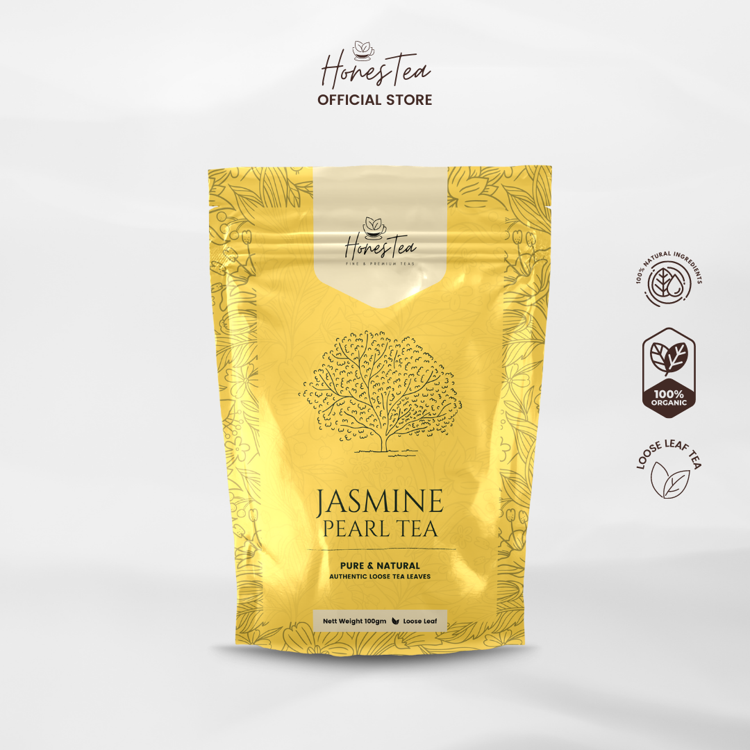 Premium & Organic Jasmine Pearl (100g) - Honestea & Co.