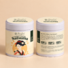 Front and back of the Honestea Satsuma premium ceremonial matcha 30g tin from Kagoshima, Japan